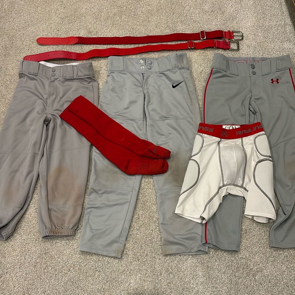 Boys youth small baseball pants